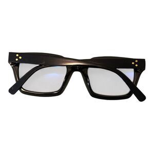 Black Oversized Fashion Glasses Blue Light Style Clear Lens Eyewear